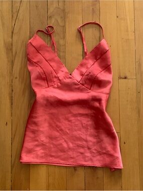 Secret Treasures Coral Pink Satin Camisole